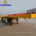 2 Axle 40ft Flatbed Trailer